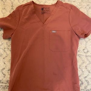 Figs Mauve Catarina Top-Medium